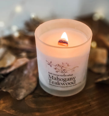 Mahogany Teakwood - Scented Premium Coconut Soy Candle